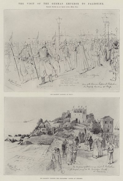 The Visit of the German Emperor to Palestine by Melton Prior